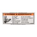 McNeilus 0214512 – Sign, Safe, Warn, DO NOT Step