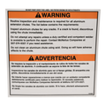 McNeilus 0214603 – Sign, Safe, Warn, Pull Chute