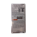 McNeilus 0214669 – Placard, Capacity, 13YD Mixer