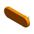 McNeilus 1406897 – Light, Turn SIG, Oval, Amber, LED