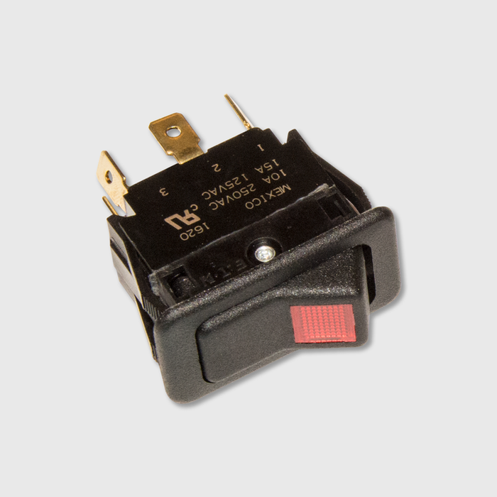 715608 | Con-Tech Manufacturing | CTM - SWITCH, ROCKER, ON-OFF MAINTAINED, LIGHTED RED