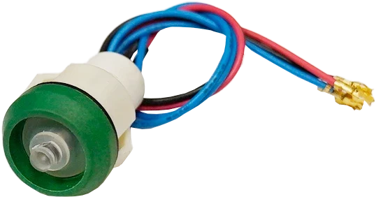 715690 | Con-Tech Manufacturing | SWITCH - PUSH - ELITE JOYSTICK, ST/ST, GREEN LED, V2