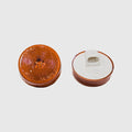 715853 | Con-Tech Manufacturing | Light -- Amber LED, 2.5" Rnd, w/ Reflex Lens, Amp Plug