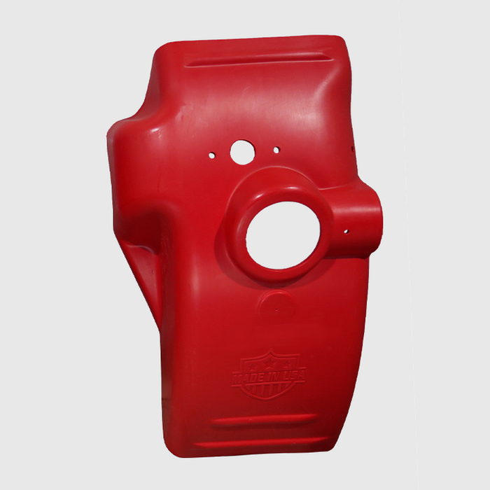 790110 | Con-Tech Manufacturing | FENDER - RH, BK, POLY, RED