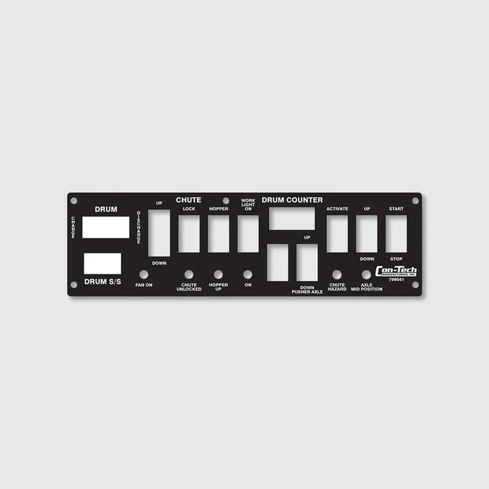 799041 | Con-Tech Manufacturing | PLACARD - IN CAB CONTROL BOX