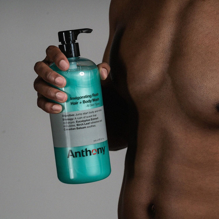 Anthony Logistics Invigorating Rush Hair & Body Wash (Size Options) Shower Gels & Washes Anthony Logistics