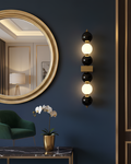 Aurora Noir Globe Wall Light - Aartaa decor