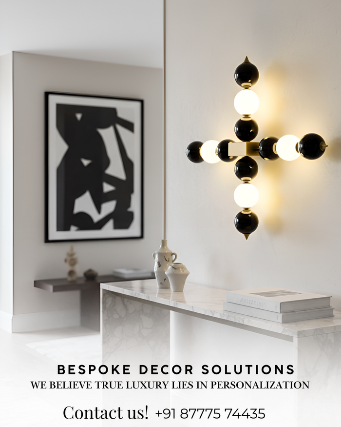 Aurora Noir Globe Wall Light - Aartaa decor