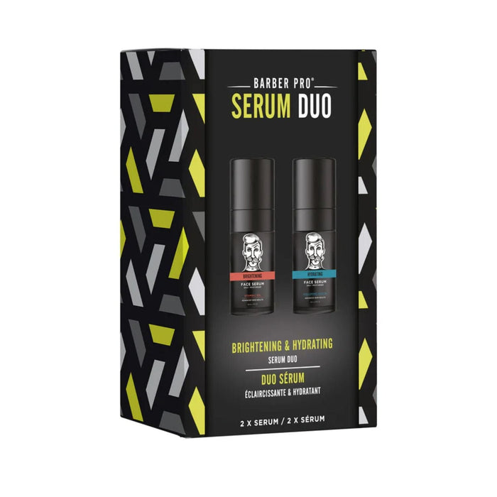 Barber Pro Anti-Ageing & Hydration Set: Serum Duo (2 x 30ml) Serums Barber Pro
