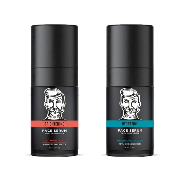 Barber Pro Anti-Ageing & Hydration Set: Serum Duo (2 x 30ml) Serums Barber Pro