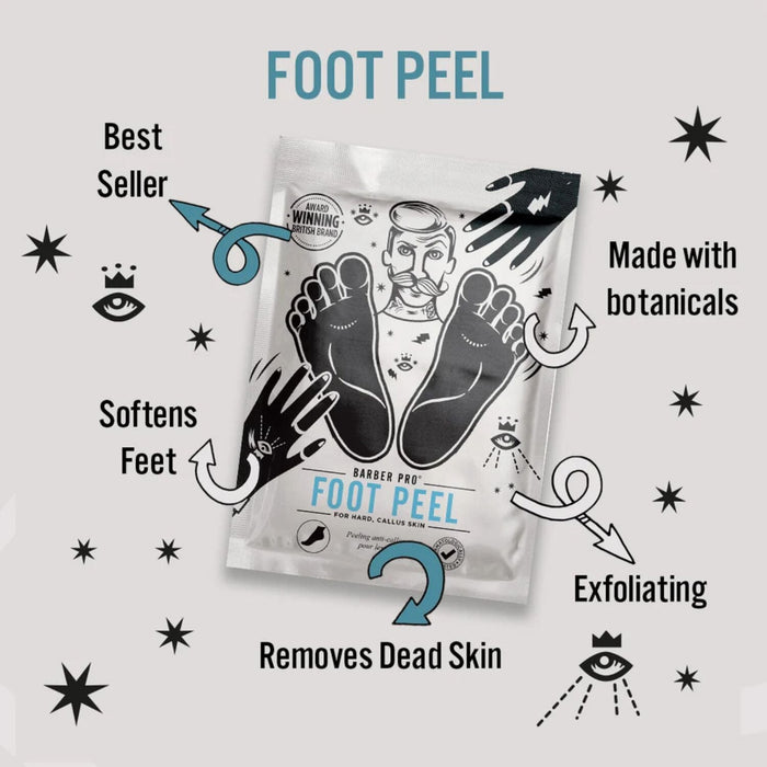 Barber Pro Foot Peel (40g) Hands & Feet Barber Pro