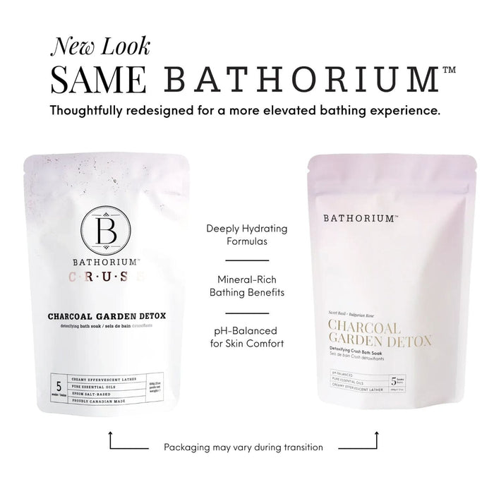 Bathorium Crush Detoxifying Bath Soak - Charcoal Garden Detox (Size Options) Bath Salt / Soaks Bathorium