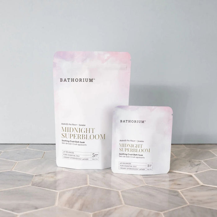 Bathorium Crush Relaxing Bath Soak - Midnight Superbloom (Size Options) Bath Salt / Soaks Bathorium