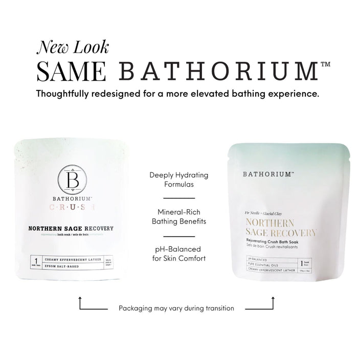 Bathorium Crush Relaxing Bath Soak - Northern Sage Recovery (Size Options) Bath Salt / Soaks Bathorium