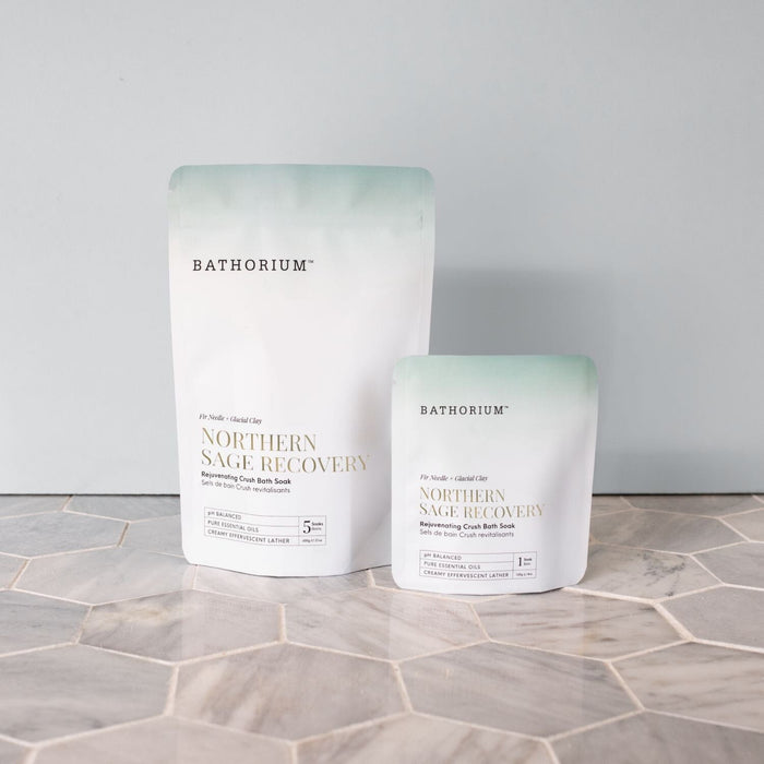 Bathorium Crush Relaxing Bath Soak - Northern Sage Recovery (Size Options) Bath Salt / Soaks Bathorium