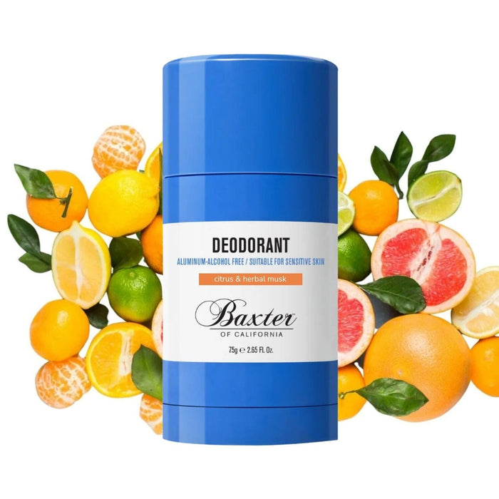 Baxter of California Deodorant - Citrus & Herbal Musk (75g) Deodorants & Antiperspirants Baxter Of California