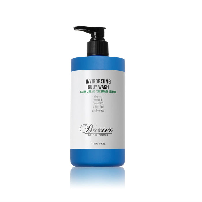 Baxter of California Invigorating Body Wash - Italian Lime & Pomegranate (Size Options) Shower Gels & Washes Baxter Of California 473ml