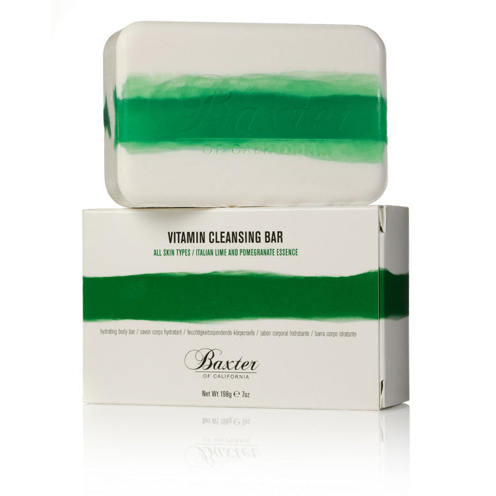 Baxter of California Vitamin Cleansing Bar - Italian Lime & Pomegranate (198g) Bar Soaps Baxter Of California