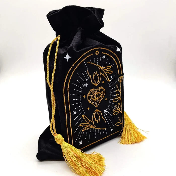 Black Drawstring Pouch