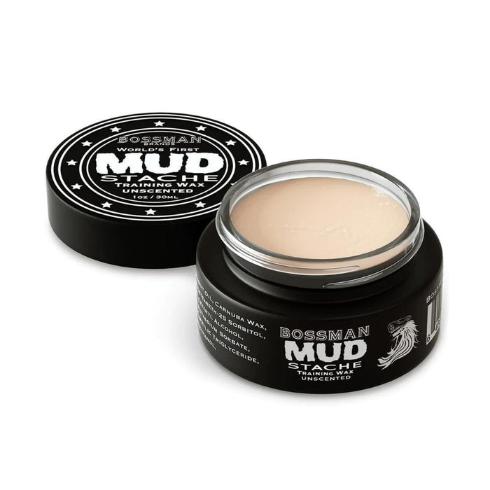 Bossman MUDstache® Mustache Training Wax (30ml) Moustache Waxes Bossman