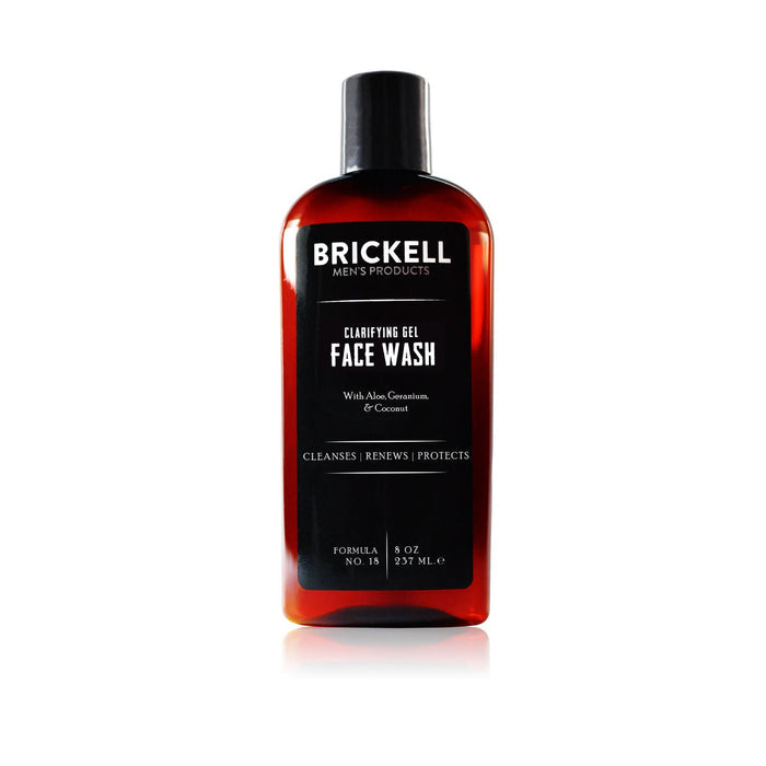 Brickell Clarifying Gel Face Wash (Options) Cleansers Brickell