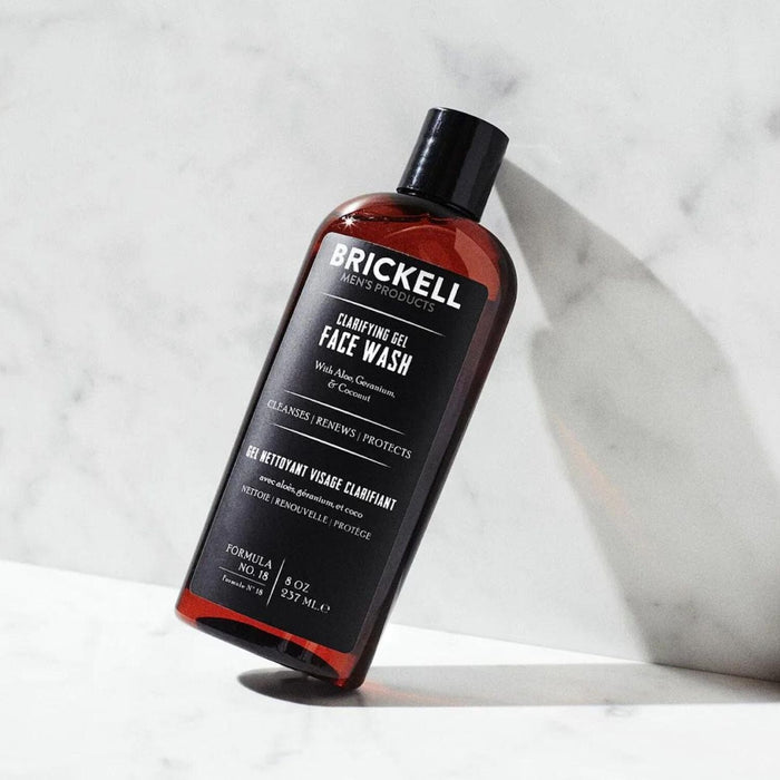 Brickell Clarifying Gel Face Wash (Options) Cleansers Brickell