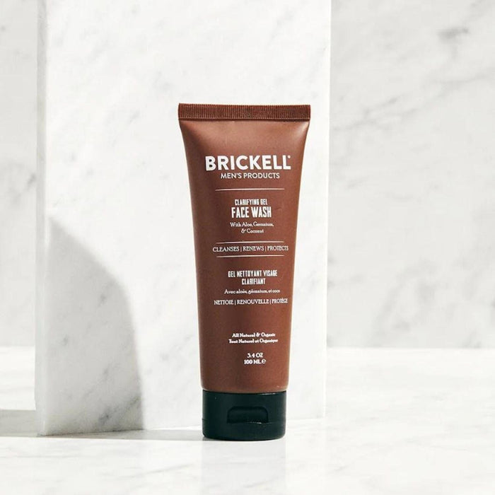 Brickell Clarifying Gel Face Wash (Options) Cleansers Brickell