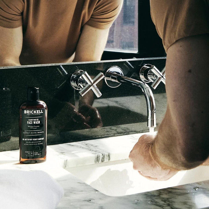 Brickell Clarifying Gel Face Wash (Options) Cleansers Brickell