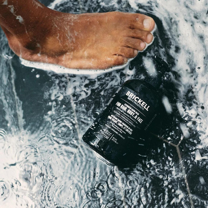 Brickell Rapid Wash for Hair, Body, & Face (Options) Shower Gels & Washes Brickell
