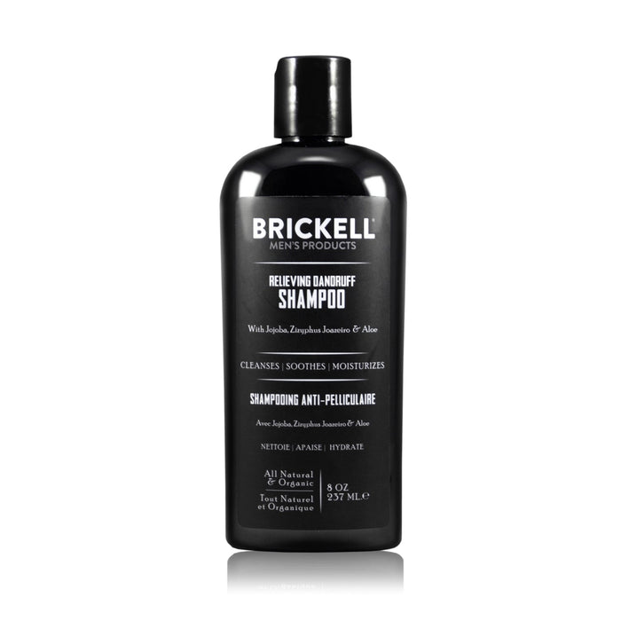 Brickell Relieving Dandruff Shampoo (Size Options) Shampoos Brickell 237ml