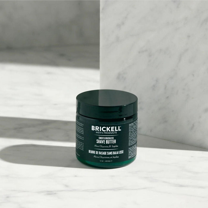 Brickell Smooth Brushless Shave Butter (Options) Shaving Creams Brickell