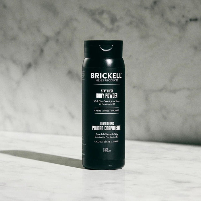 Brickell Stay Fresh Body Powder (142g) Body Powders Brickell