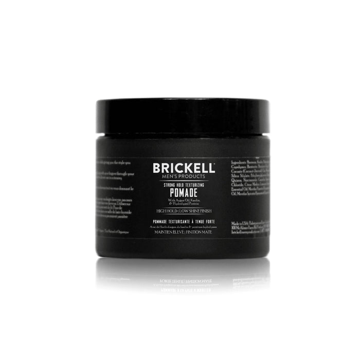 Brickell Strong Hold Texturizing Pomade (59ml) Pomades Brickell