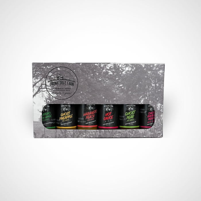 Brown Dogs Farm Hot Sauce Mini 6-Pack