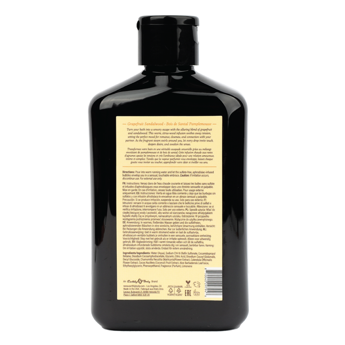 Hemp Seed at Night Bubble Bath Aphrodisiac Collection Grapefruit Sandalwood 8.4oz / 250ml