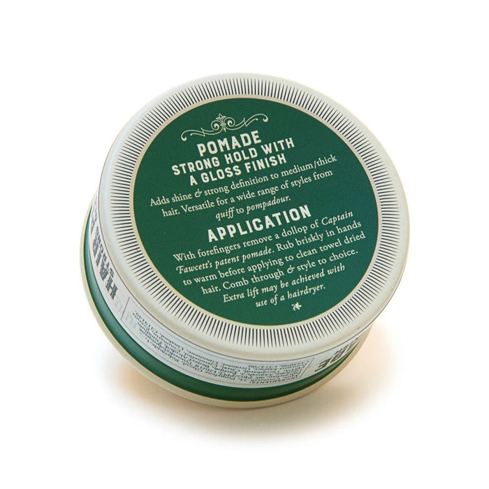 Captain Fawcett Strong Hold Pomade - Green (100g) Pomades Capt. Fawcett