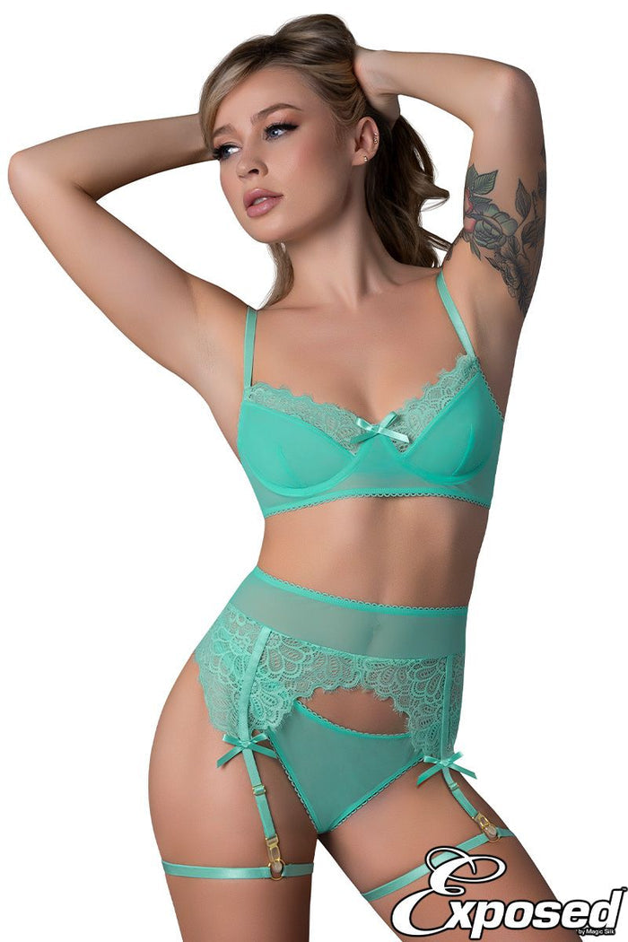 Caribbean Crush Demi Bra & Thong