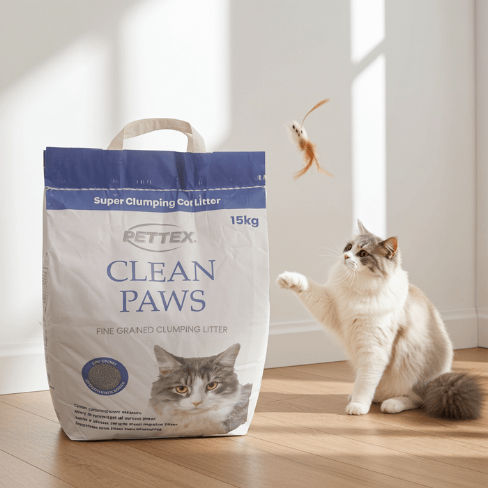 Clean Paws 15kg cat litter - Pilgrim Pet Supplies