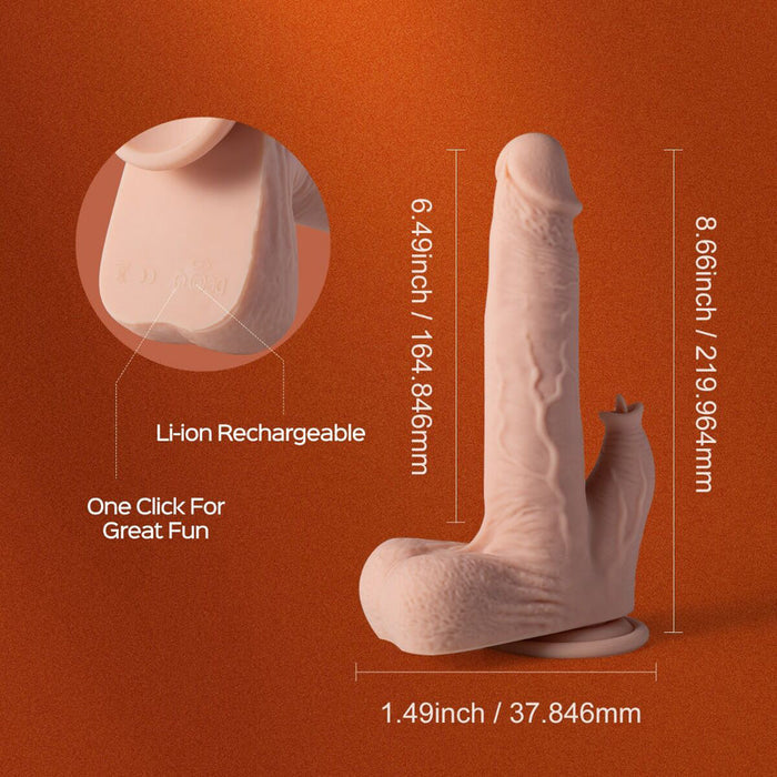 COLTER - Thrust & Licking Dildo