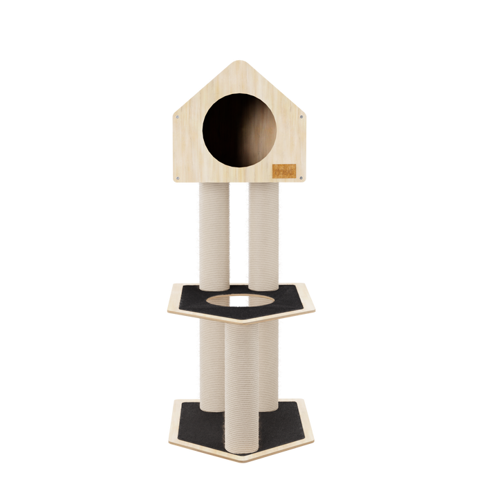 Condo Hideout - 2-Level Deluxe Cat Tree