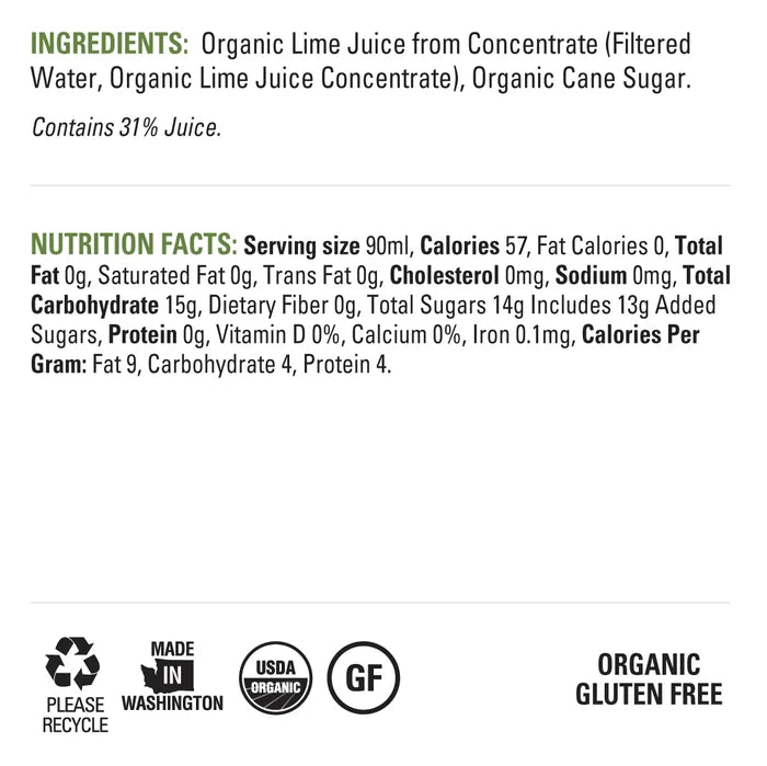 Demitri’s Organic Traditional Margarita Mix