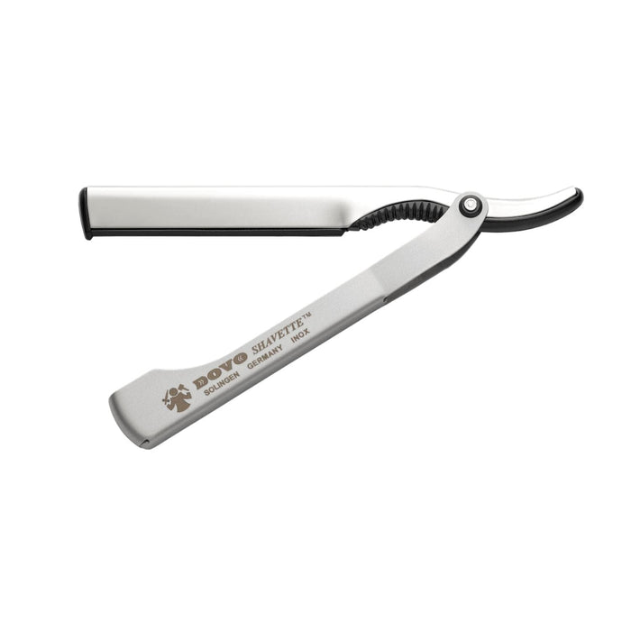 Dovo Shavette, Polished Stainless Steel with Satin Stainless Steel Handle Shavettes & Straight Razors Dovo