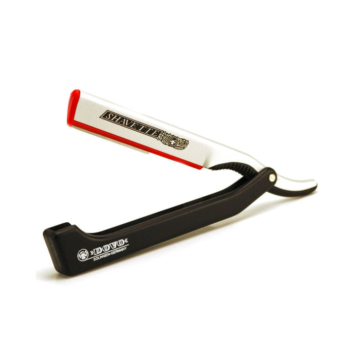 Dovo Shavette, Silver with Black Handle Shavettes & Straight Razors Dovo