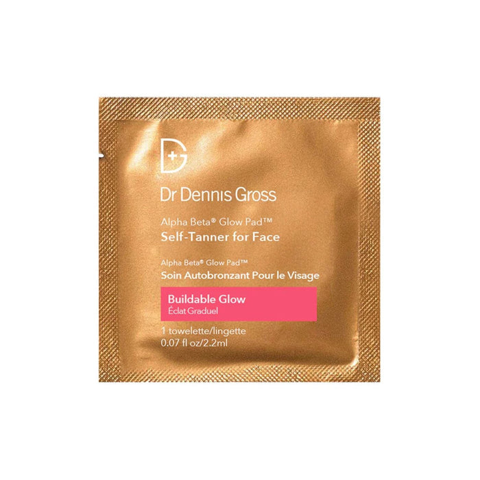 Dr. Dennis Gross Skincare Alpha Beta Glow Pad Self Tanner for Face (20 towelettes) Self Tanners Dr. Dennis Gross