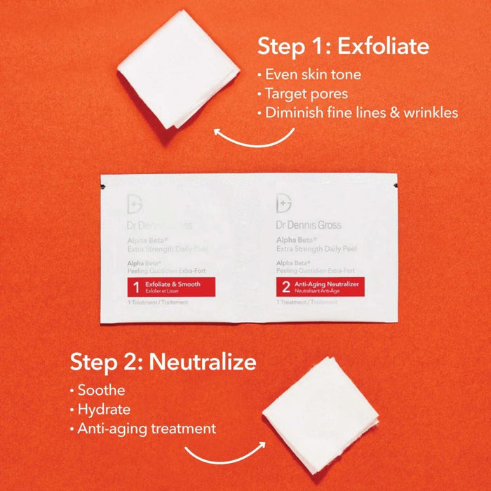 Dr. Dennis Gross Skincare Extra Strength Alpha Beta Peel (30-60 treatments) Pads & Peels Dr. Dennis Gross