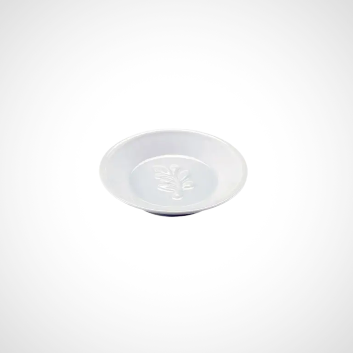 Embossed Porcelain Oil Dipping Dish
