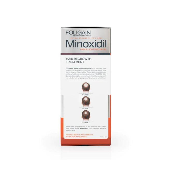Foligain Minoxidil 5% Hair Regrowth Treatment for Men (3 x 59ml) Hair Loss Treatments Foligain