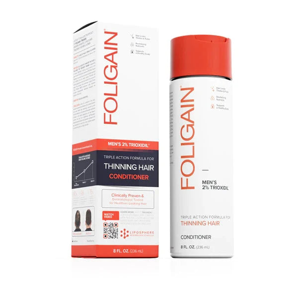 Foligain Stimulating Conditioner for Thinning Hair with 2% Trioxidil (236ml) Hair Loss Treatments Foligain