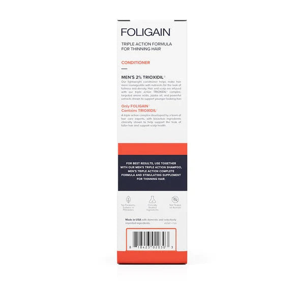 Foligain Stimulating Conditioner for Thinning Hair with 2% Trioxidil (236ml) Hair Loss Treatments Foligain