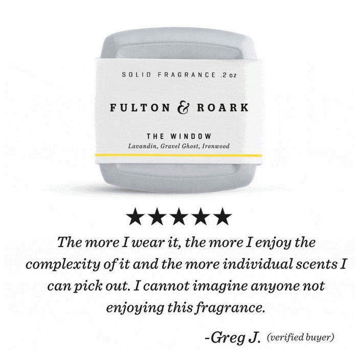 Fulton & Roark The Window Solid Cologne (0.2oz) Solid Cologne Fulton & Roark